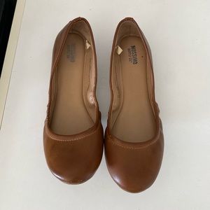 Massimo ballerina slippers tan